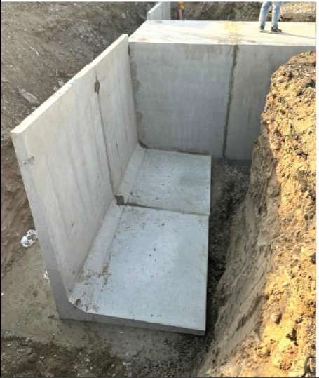 Retaining walls, Reliance Vantara